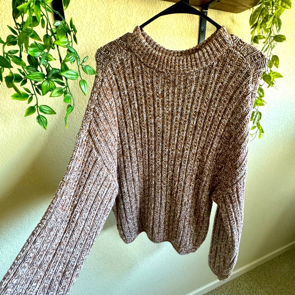 Knitted pullover sweater